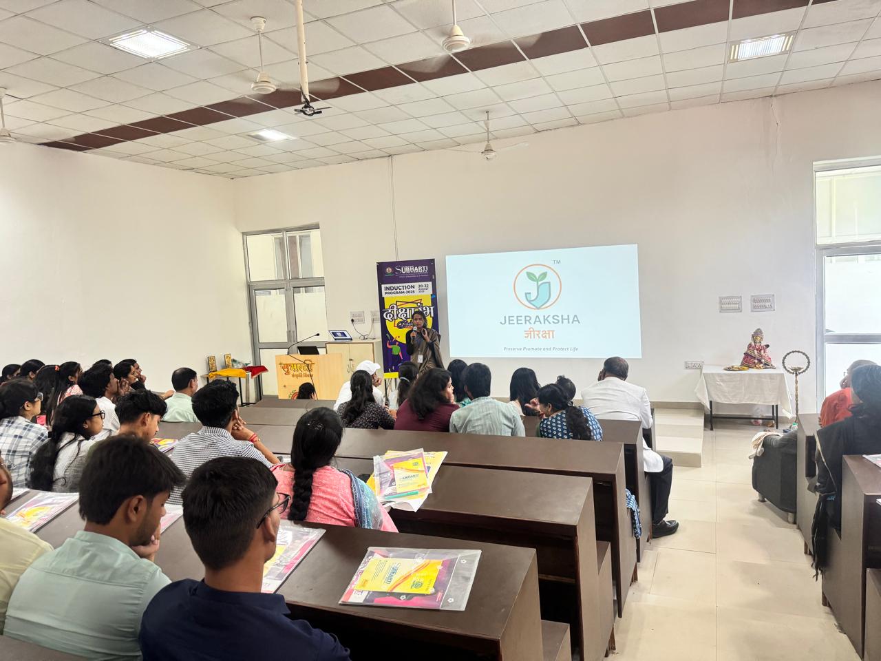 Session at Subharti University